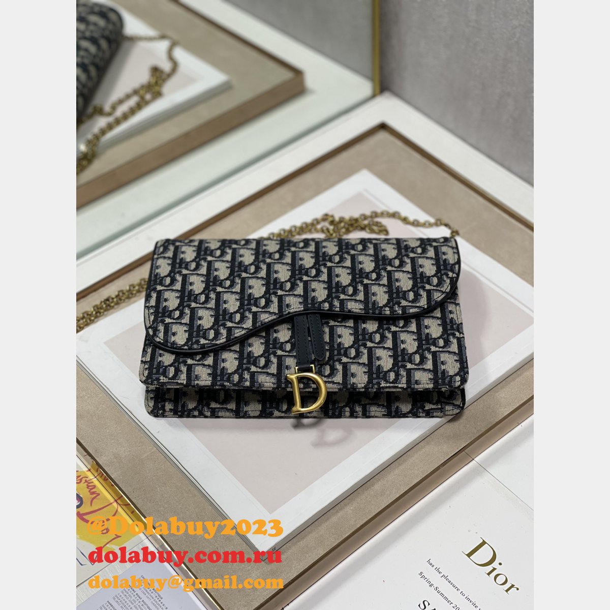Best Designer Replica Christian Dior Oblique Tote Clutchs Bag