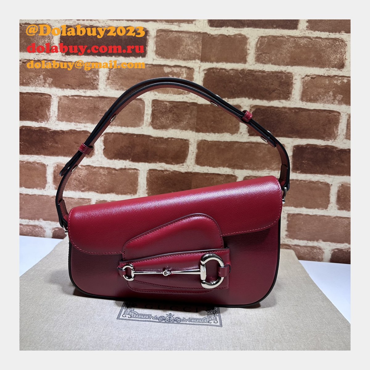 G*u*i copy horsebit 1955 764155 shoulder 1:1 mirror bag