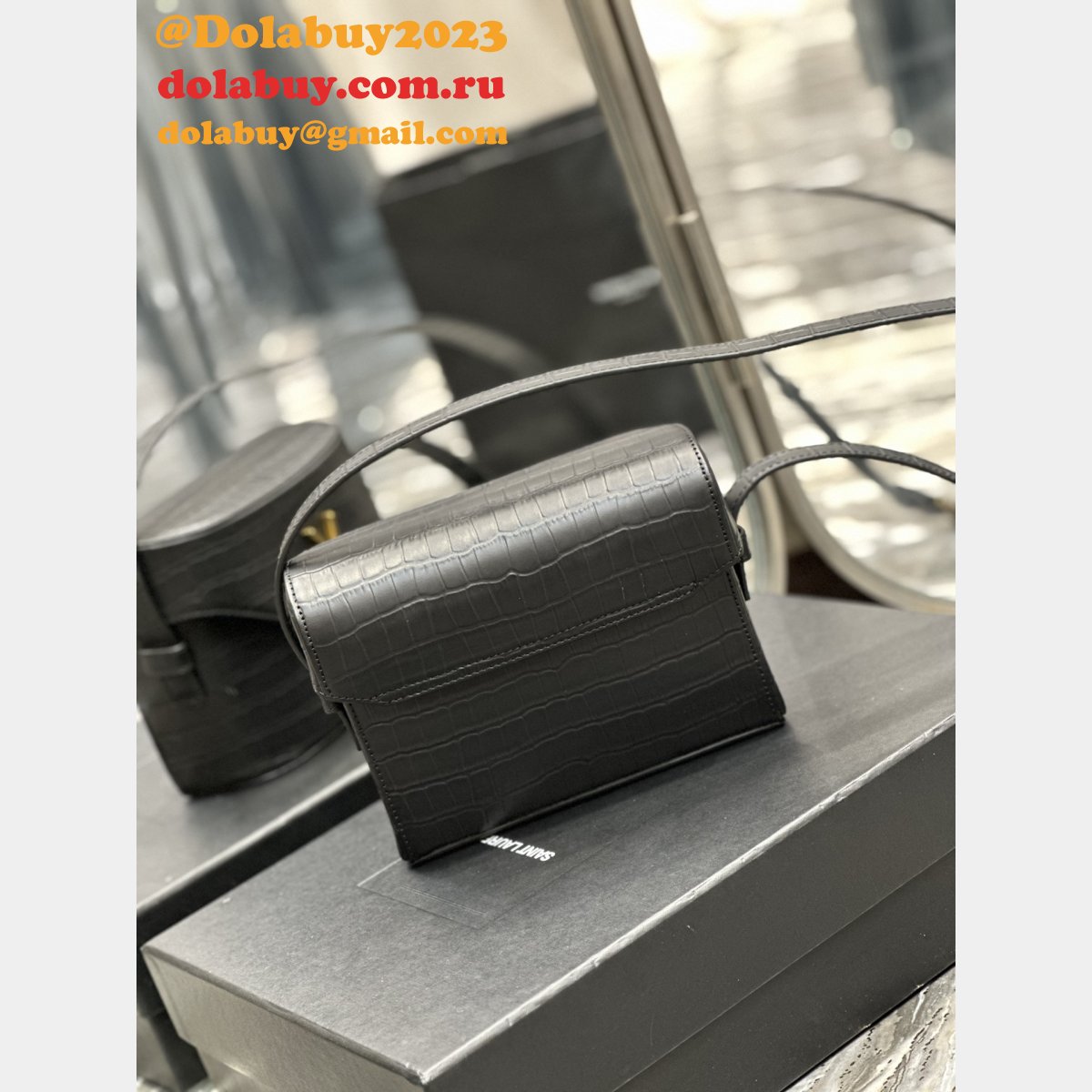 YSL Designer Replica 710080 High Quality Paris June Boite Bag
