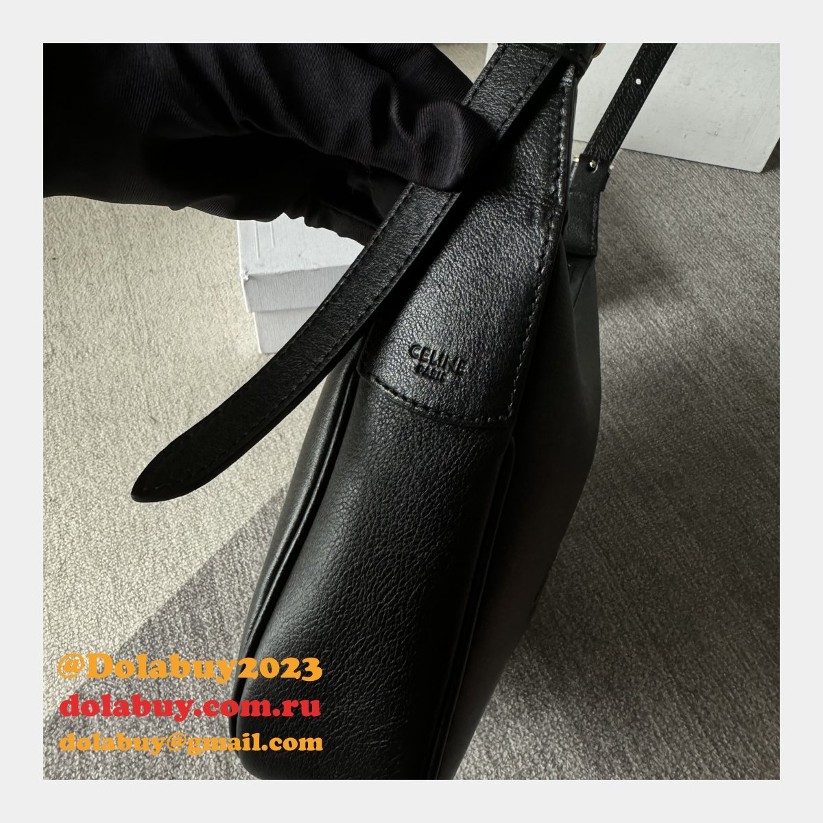 Celine Inspired 117253 Small Heloise Cuir Triomphe Bag