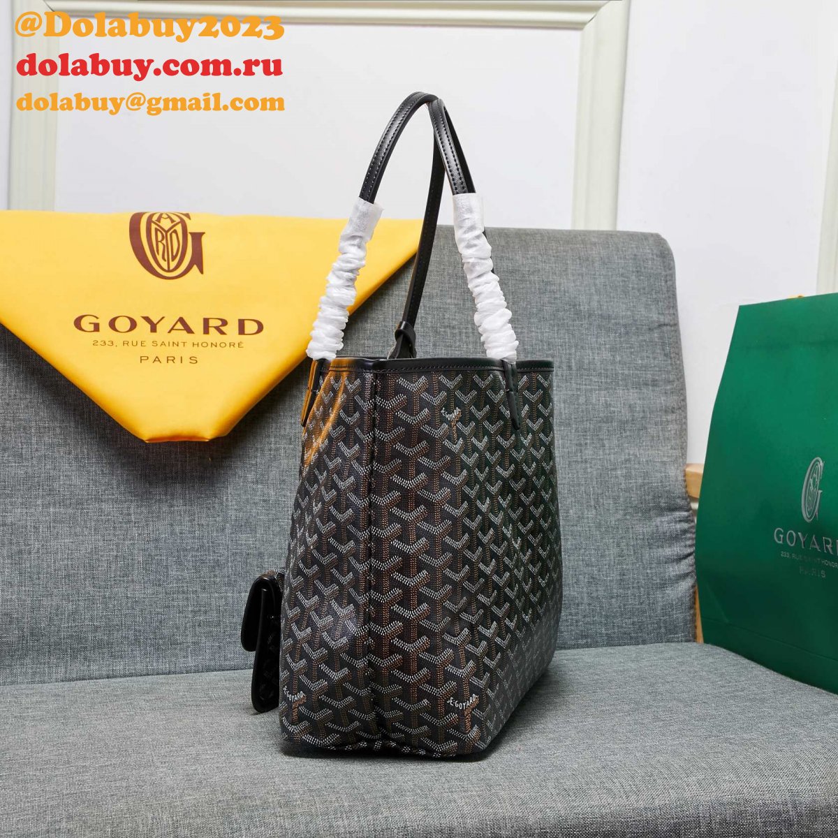 Fashion 1:1 quality Designer Goyard Tote replica handbags sell Online