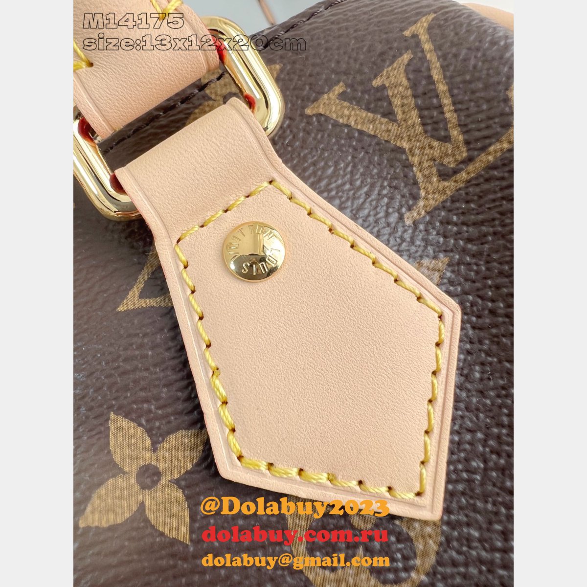 Louis Vuitton M14175 LV x TM Speedy Bandoulière 20 Monogram Lcons Bag