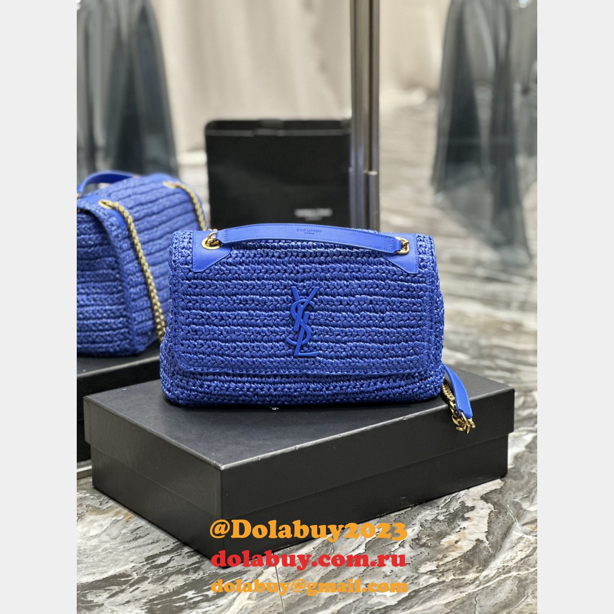 To Buy Replica Best YSL Niki 22/28cm 633151/633158 Weave Bag