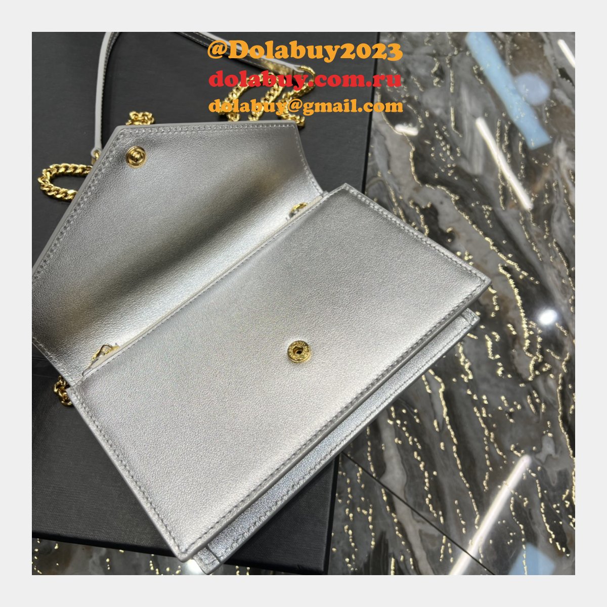 Replica Saint Laurent WOC Cassandra Chain 393953 Bag