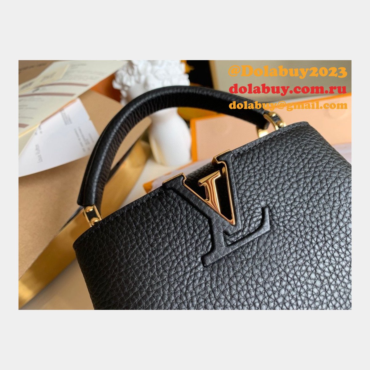 LOUIS VUITTON CAPUCINES REPLICA HANDBAGS WHOLESALE M56071