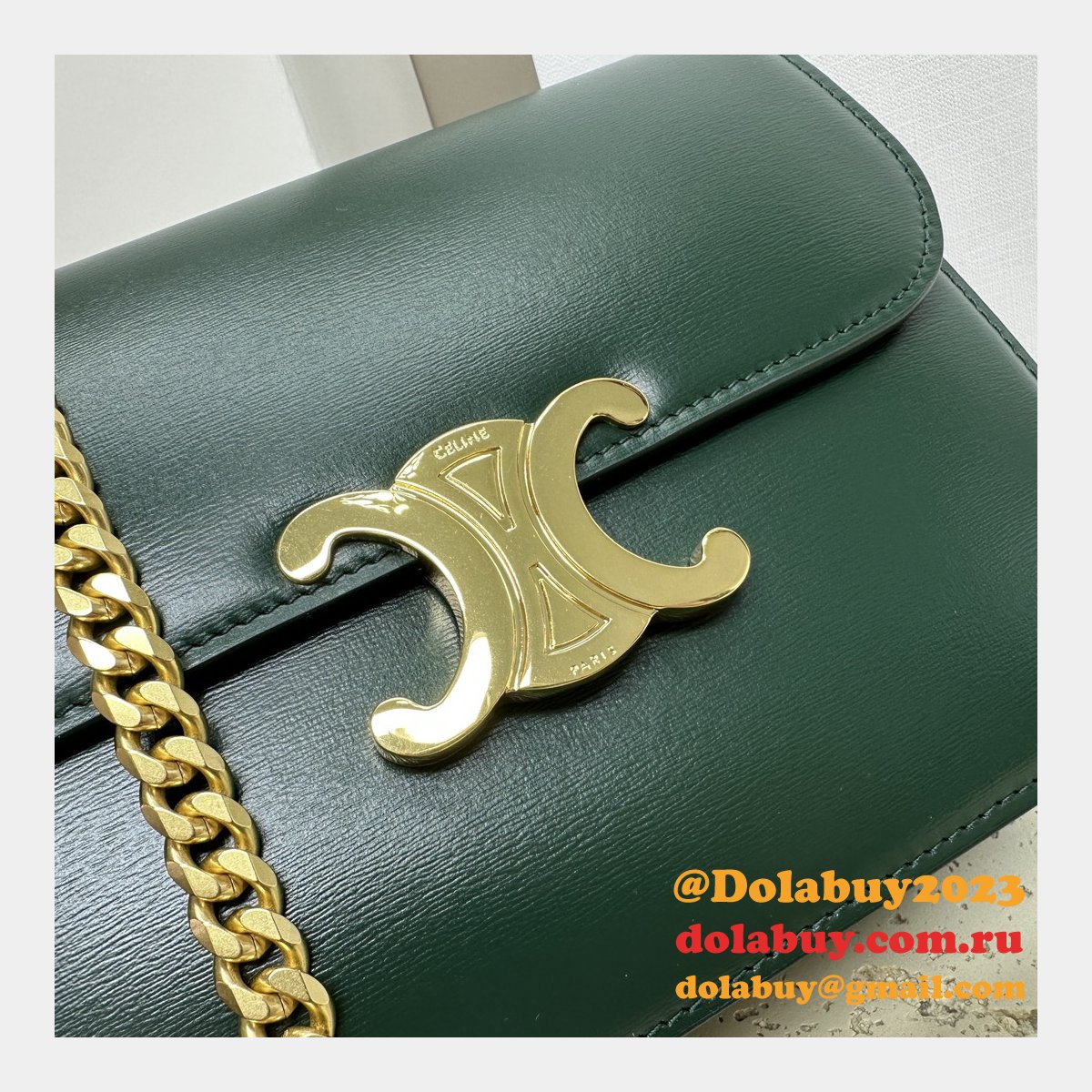 Designer Teen Triomphe Shiny 113583 Amazone Celine Replica Bag
