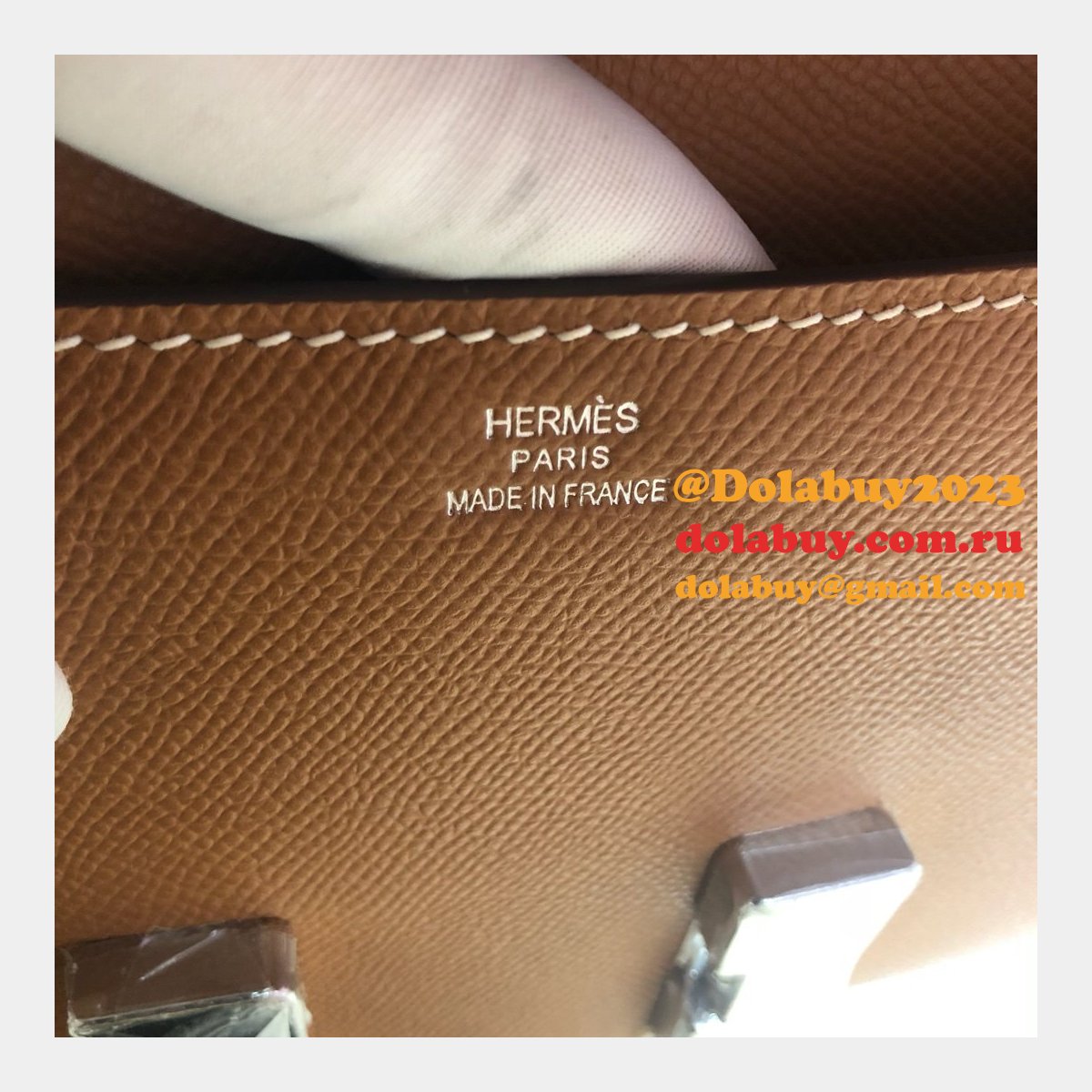 Hermes Constance Bag 23cm Epsom Leather Camel