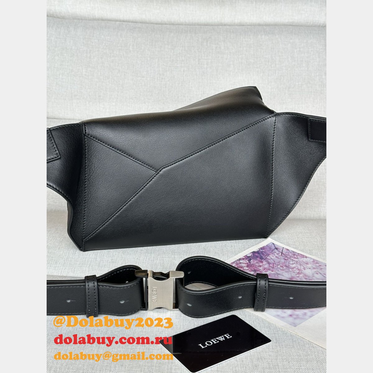 Top Quality Loewe Small Classic Calfskin Puzzle Belt Bag