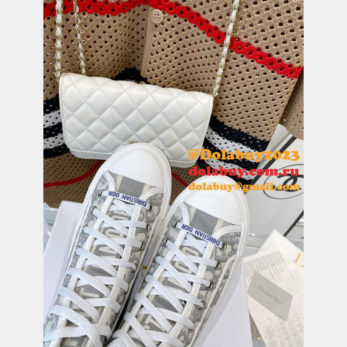 Best DIOR Platform Espadrilles Casual Cheap Perfect Sneakers