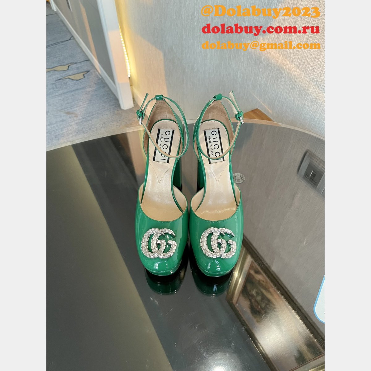 high quality G*u*i high plat form fashion perfect shoes