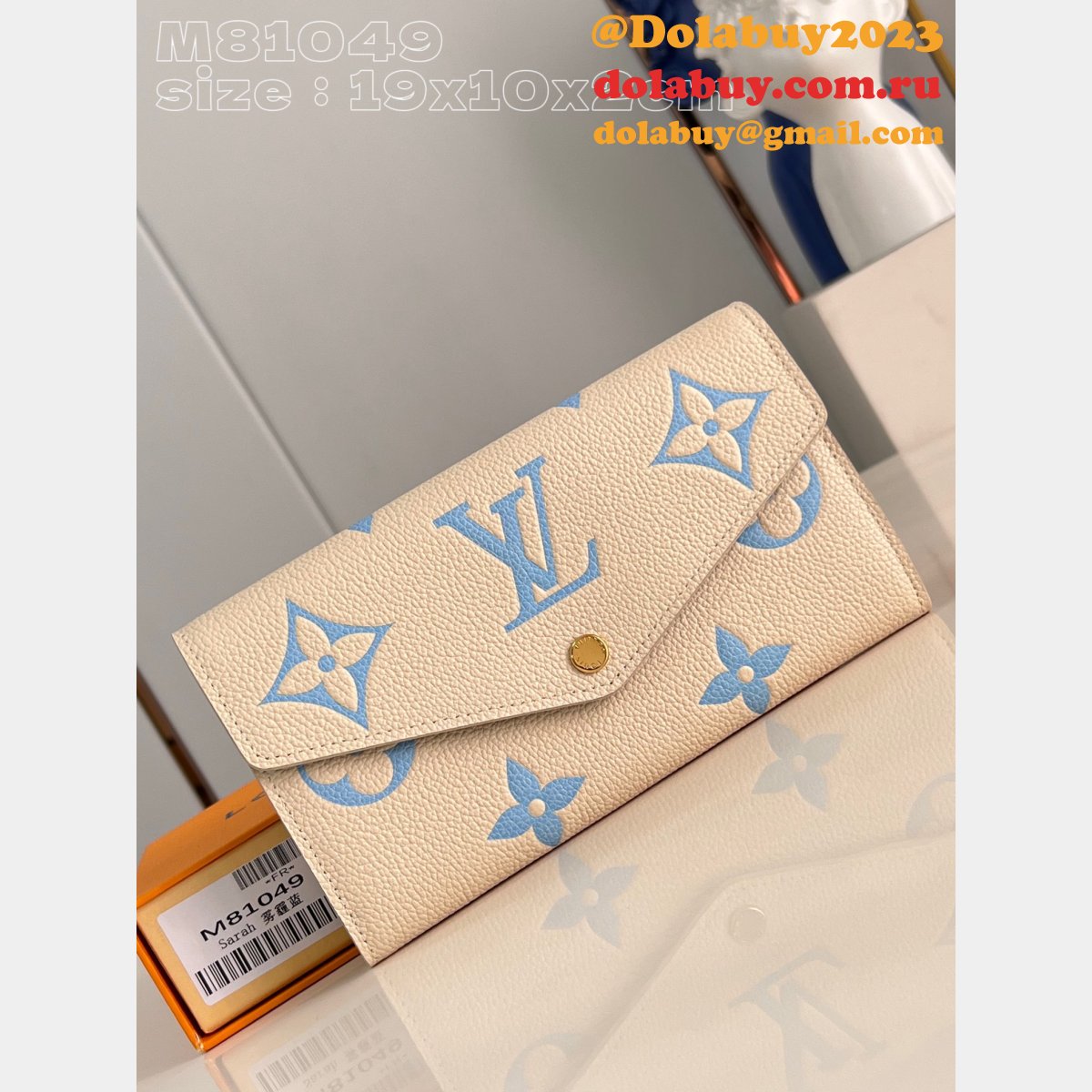 Louis Vuitton Replica M81049 Sarah Wallet Inspired Dolabuy