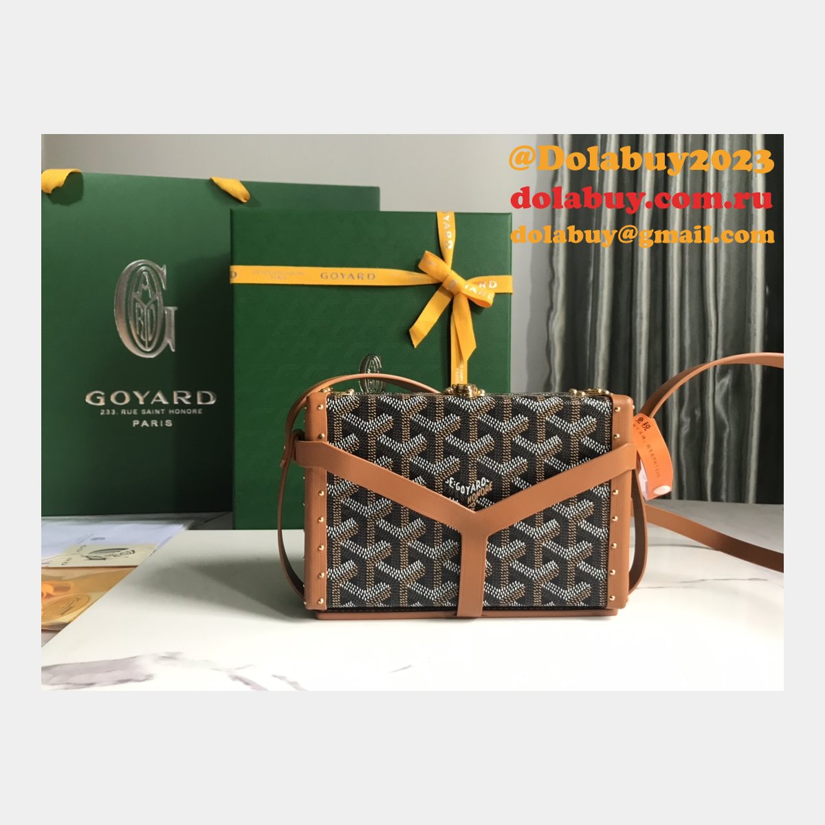 Best Quality 020177 Minaudière Goyardine Replica Goyard bags