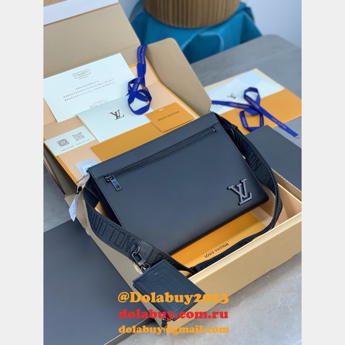 Messenger Voyage Louis Vuitton Knockoff LV Aeogram Luxury M59329 Bag
