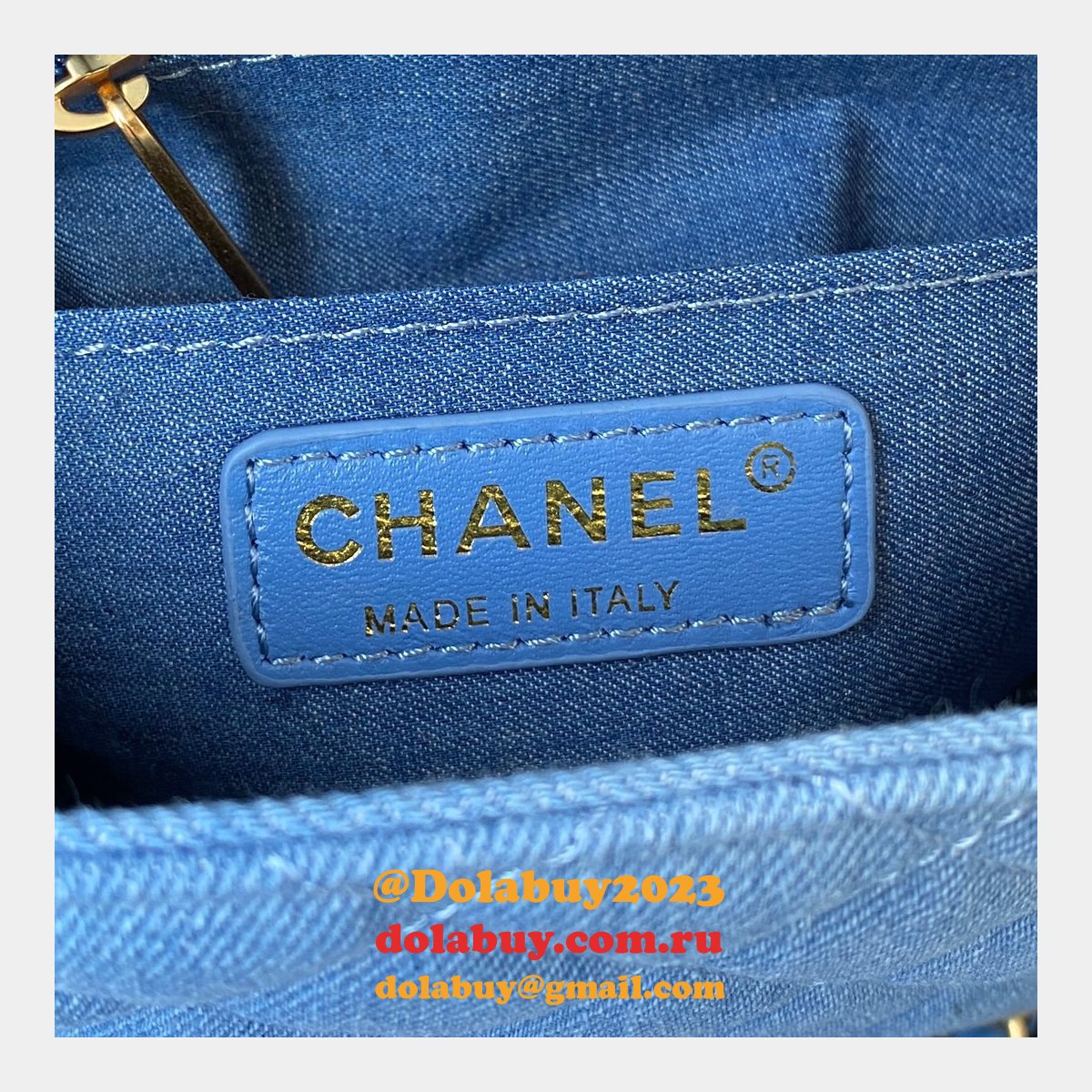 Best Replica AS1786/AS1787 light/deep Blue color Denim Handbags 2022