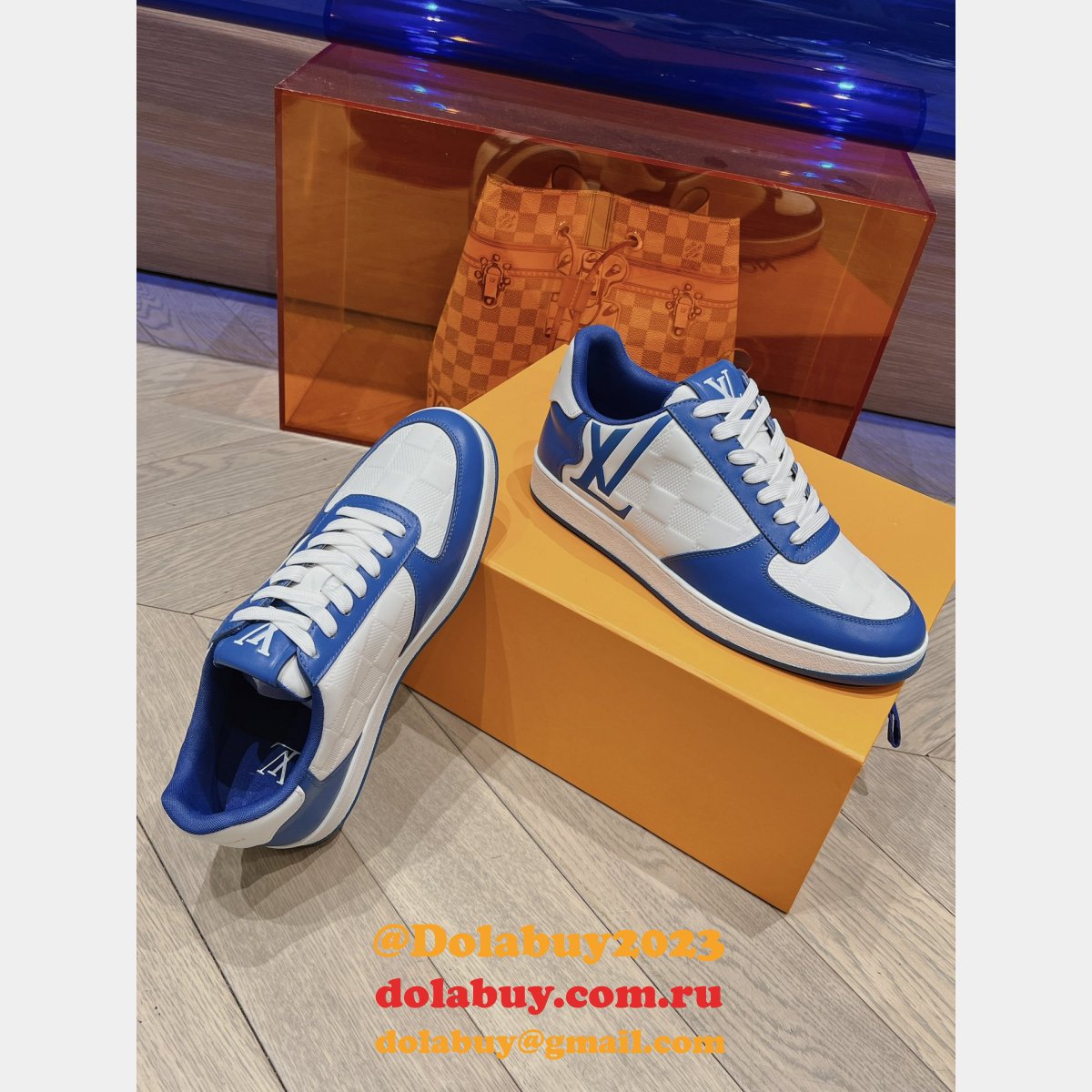 Luxury LOUIS VUITTON Rivoli Sneaker Fashion