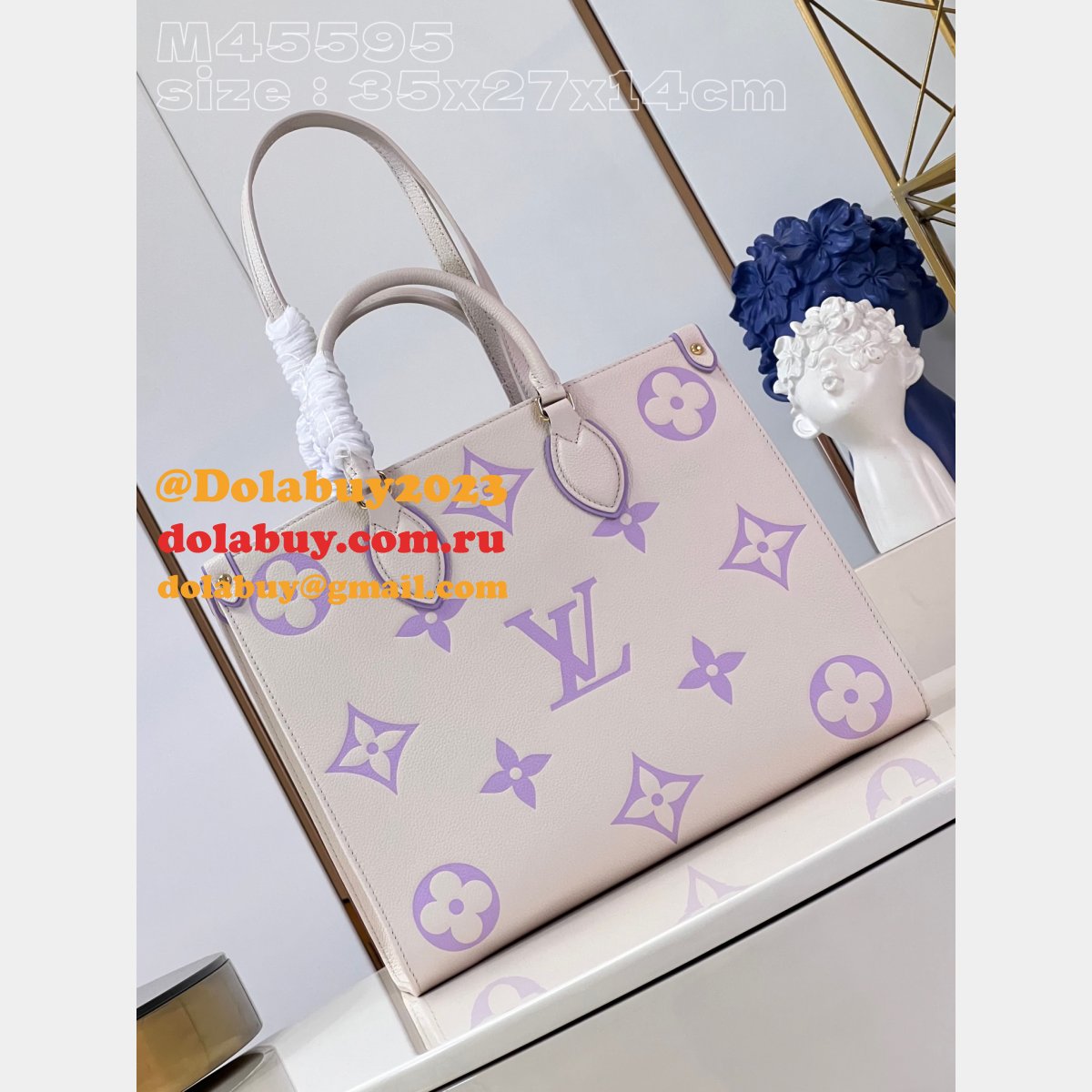 Onthego Perfect Monogram Empreinte M45595 Louis Vuitton Replica Bag