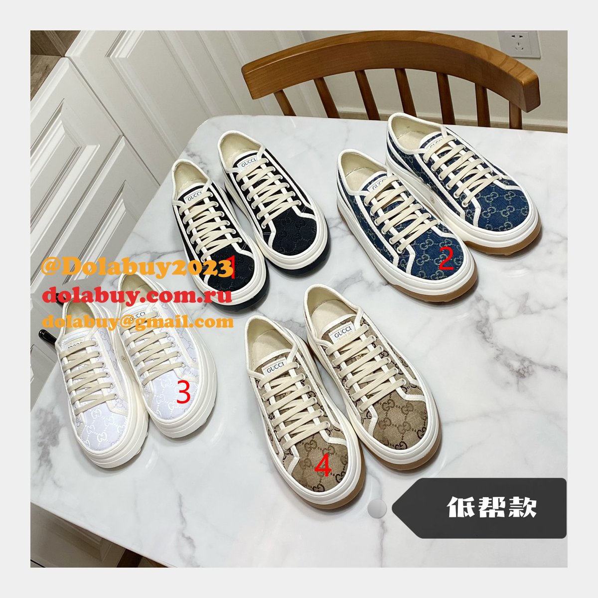 buy dolabuy G*u*i gu7 platform casual women/men replica shoes