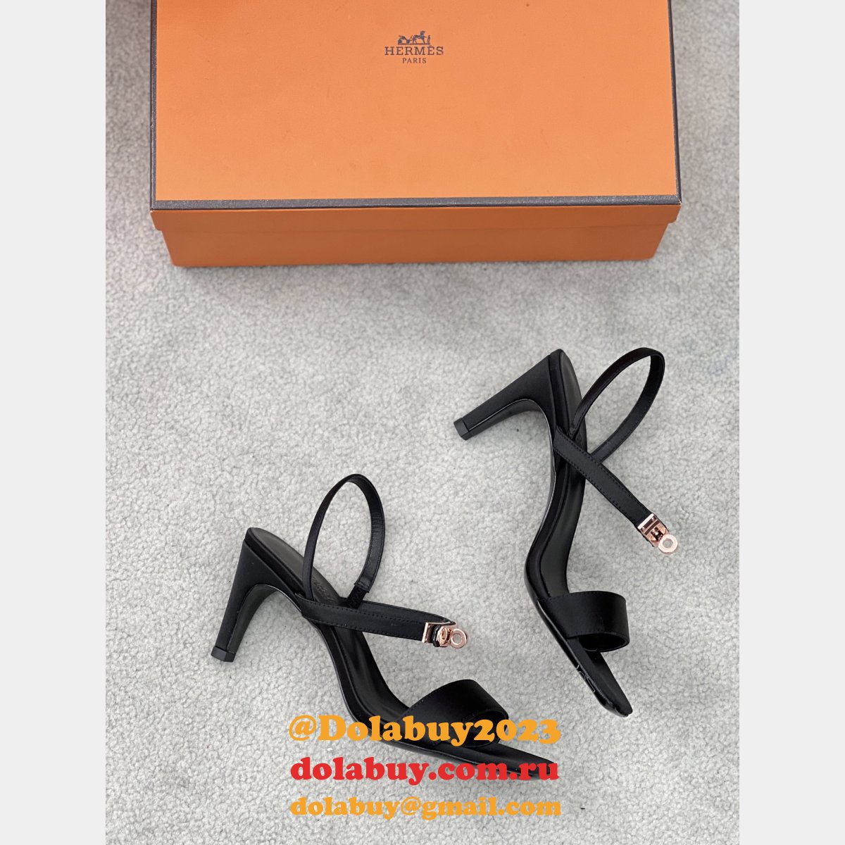 Perfect Summer Hermes Oran Sandals Slippers Heel Replica Shoes
