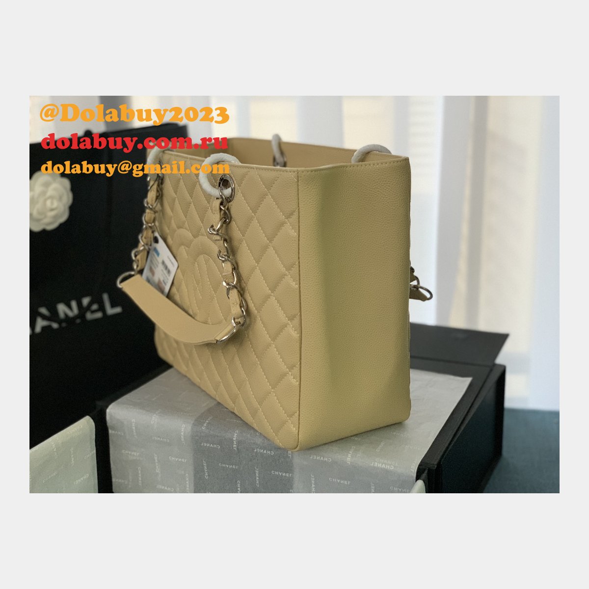 Best classic  CC 50995 shopping bag CAVIAR leather