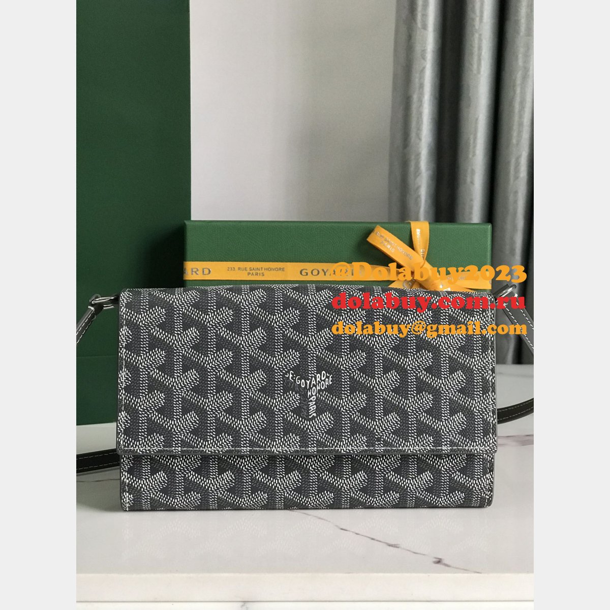 1:1 Mirror Goyardine 02019 Goyard Varenne Replica Wallet