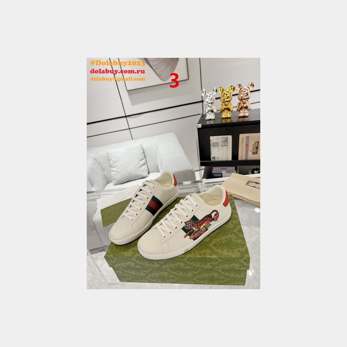 Top Quality ACE EMBROIDERED SNEAKER