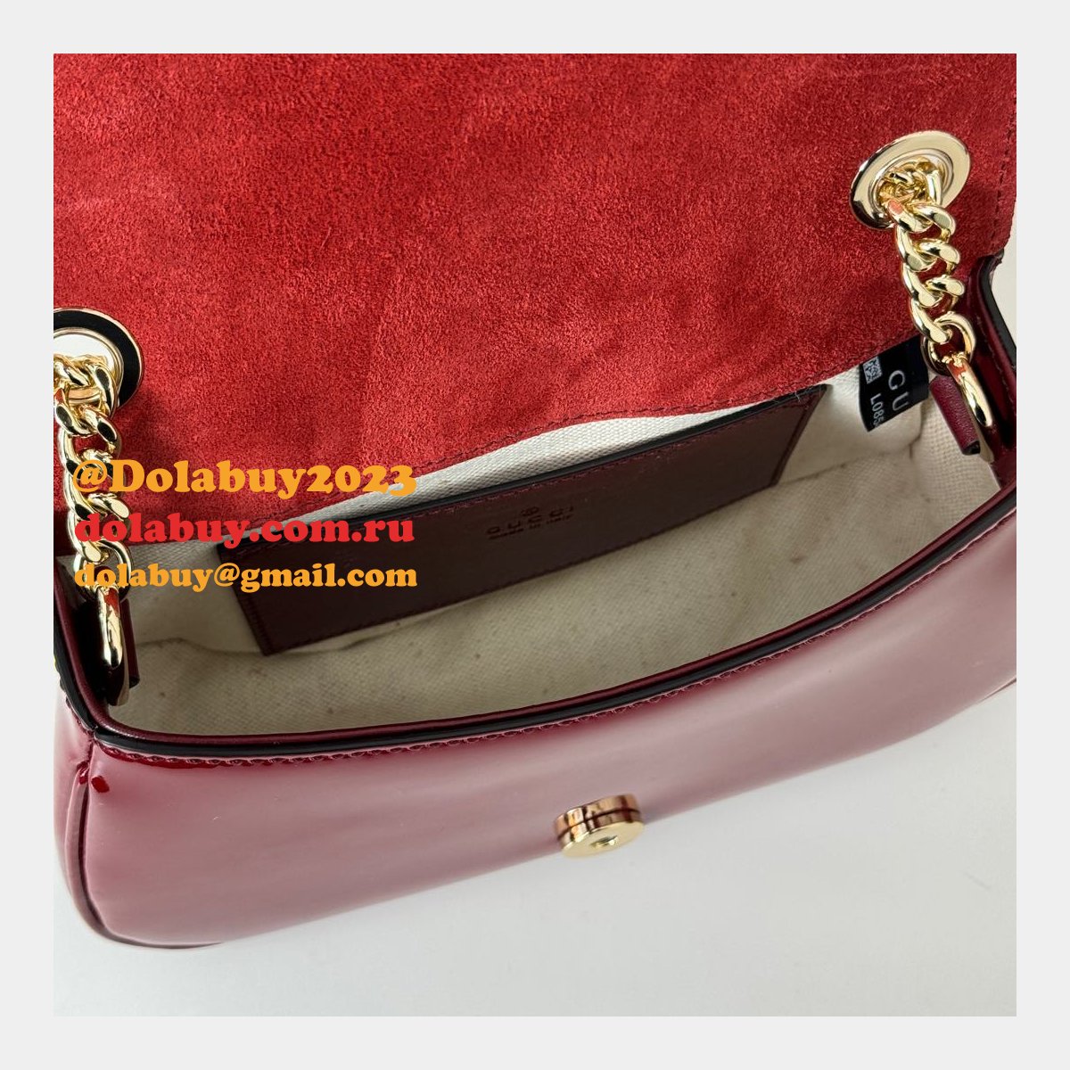 luxury G*u*i blondie 815711/815715/815719 shoulder black/red duplicate bag