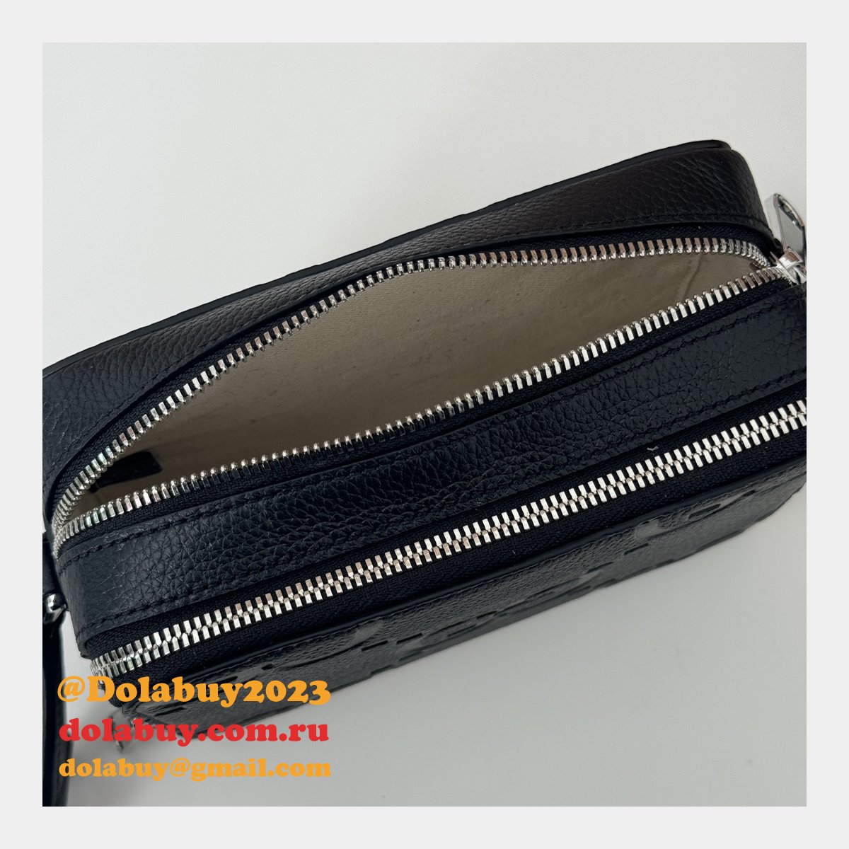knockoff G*u*i 816958 fashion jumbo gg super black bag