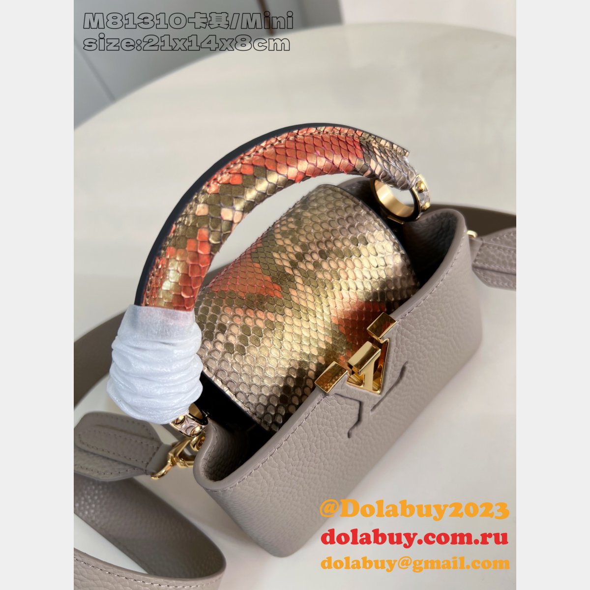 Louis Vuitton Capucines M81310 Designer Replica Bag