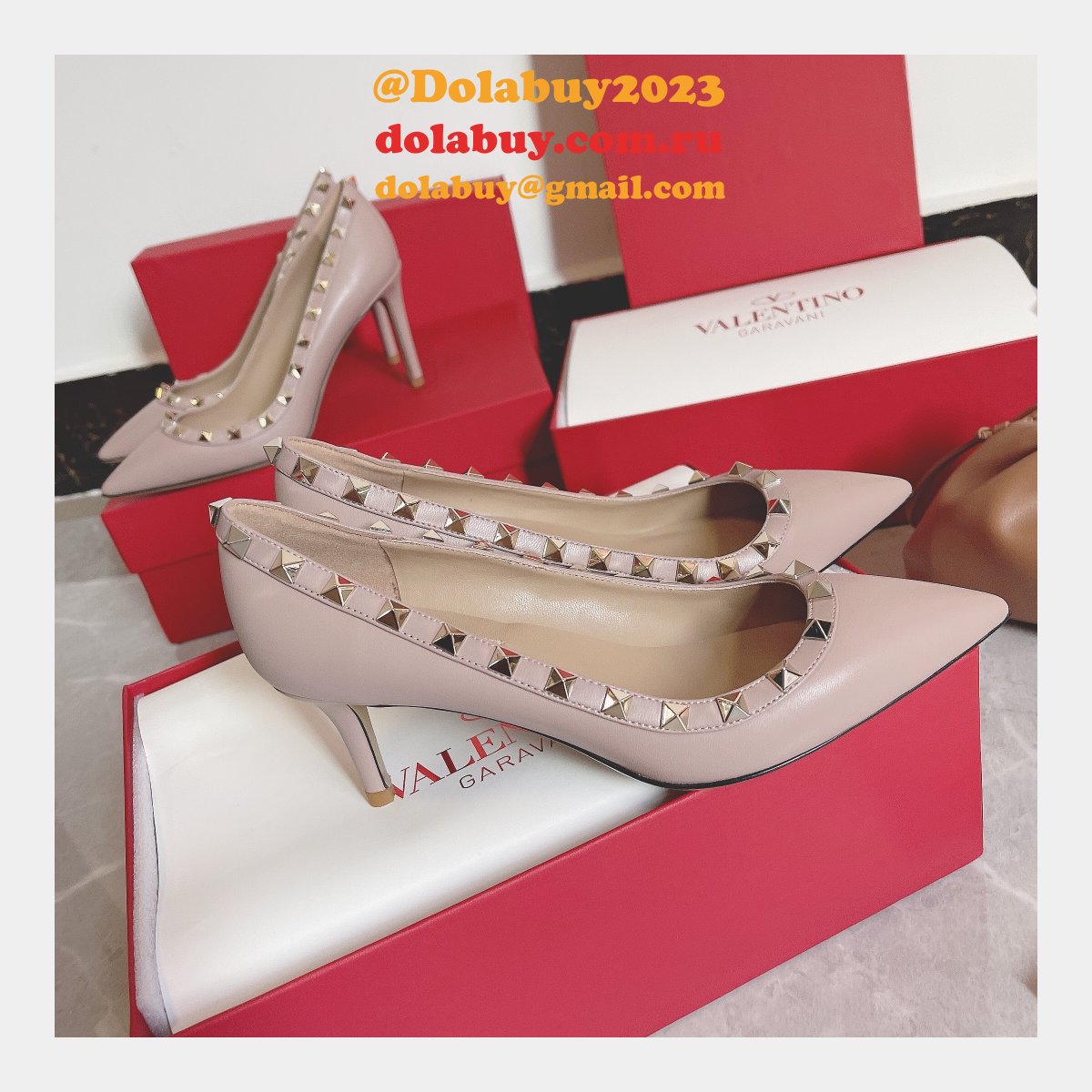 How Every Designer Fake Valentino Rockstud Pumps