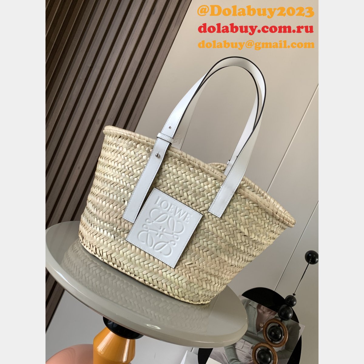 Designer loewe Basket beach handbag hot