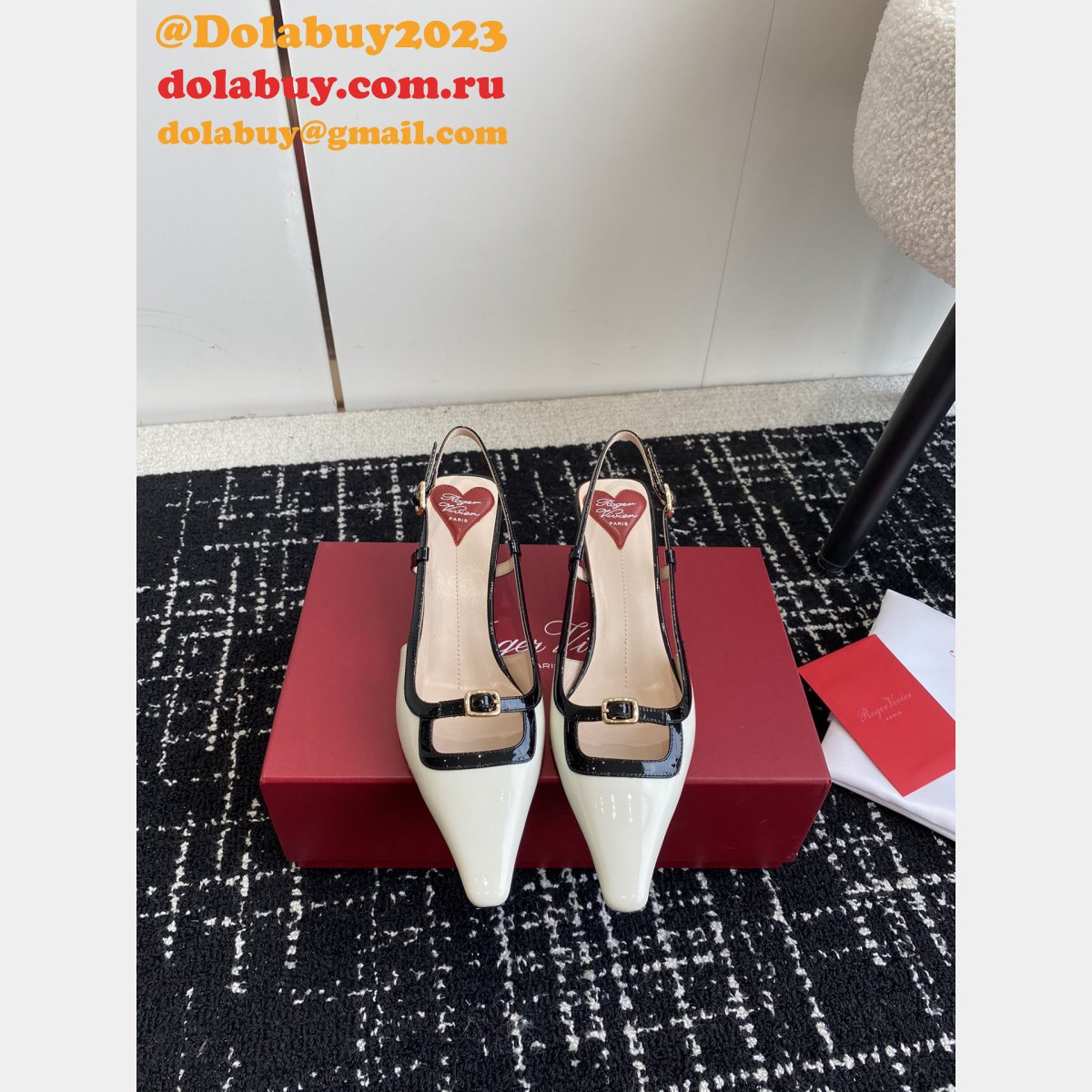 roger u1u1er wholesale slingback heels designer knockoff shoes