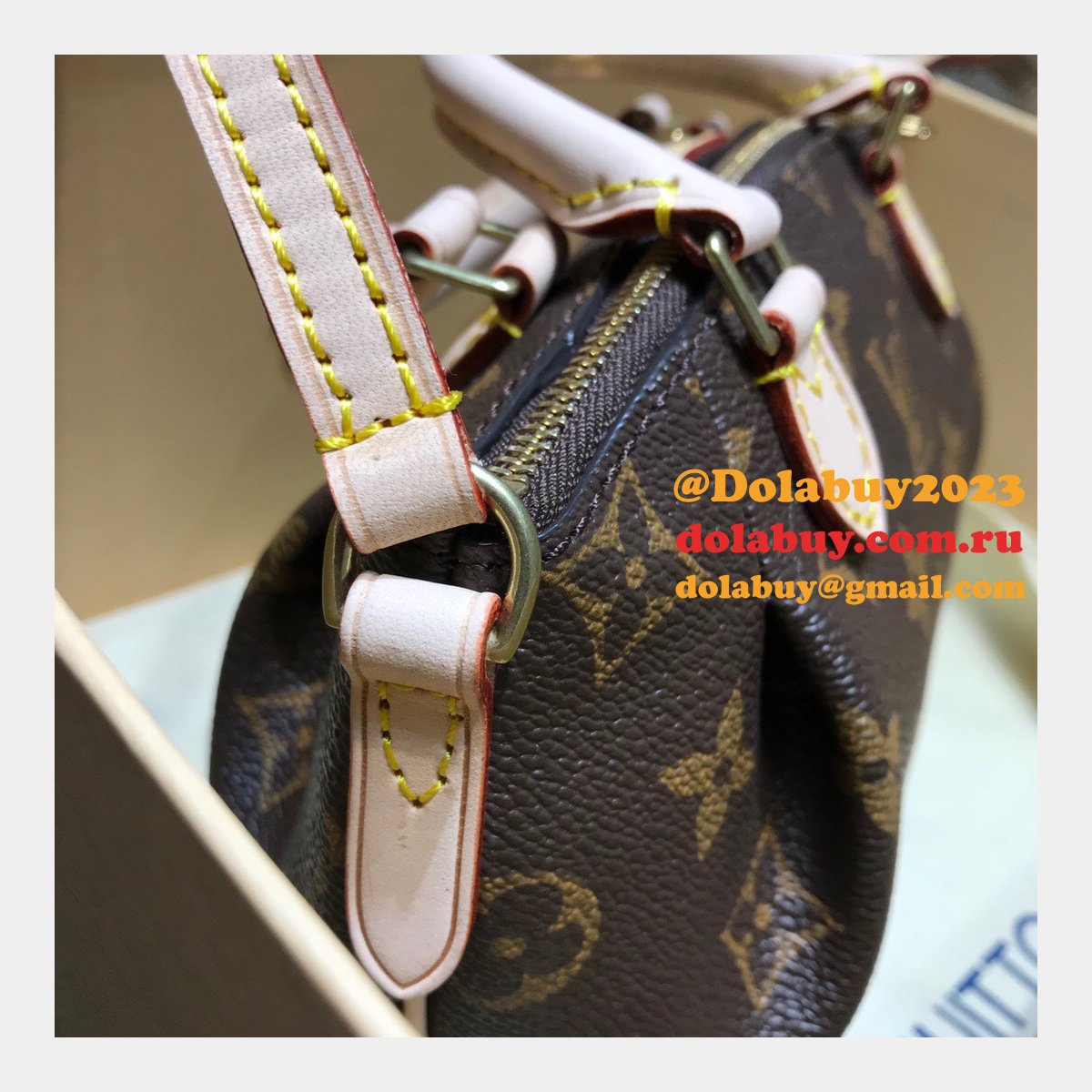 Louis Vuitton Nano Noe Monogram M61253 Brown Top Quality