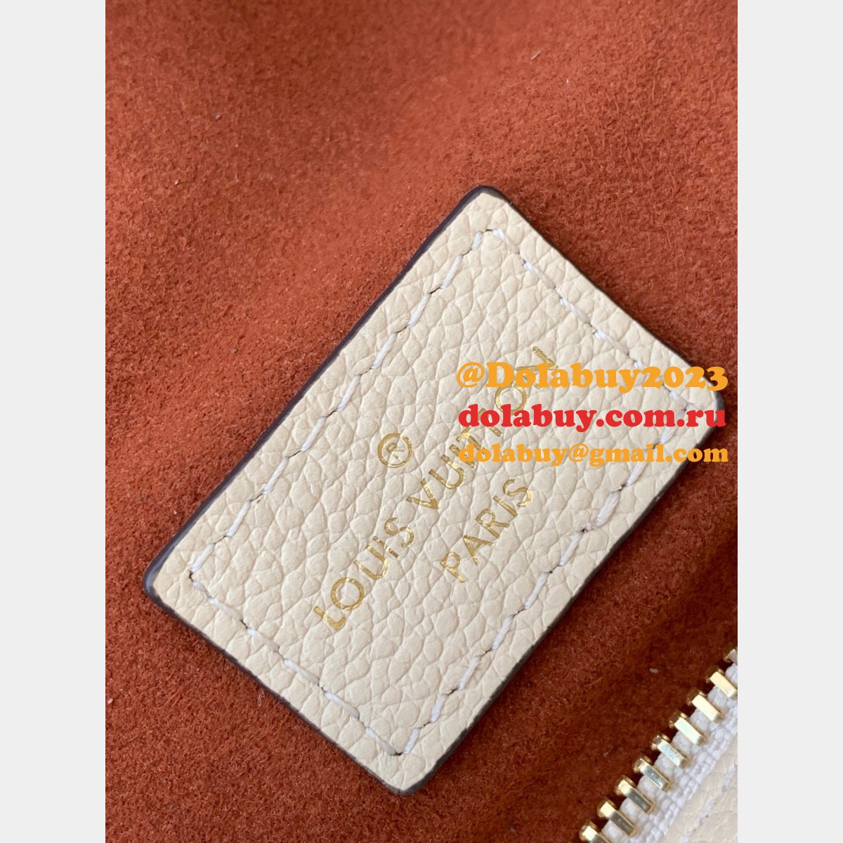 Louis Vuitton Replica Monogram Empreinte Bumbag M44812 Black/Cream