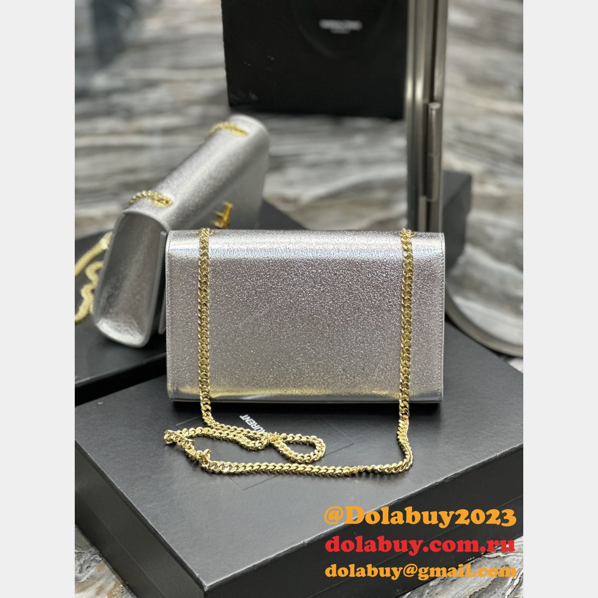 Designer Replica YSL 364021 Chain Kate Saint Laurent 24cm Bags