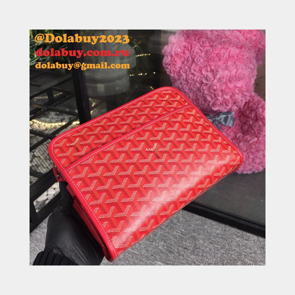 Top Quality Goyard Multi-Color Cosmetic toiletry bag