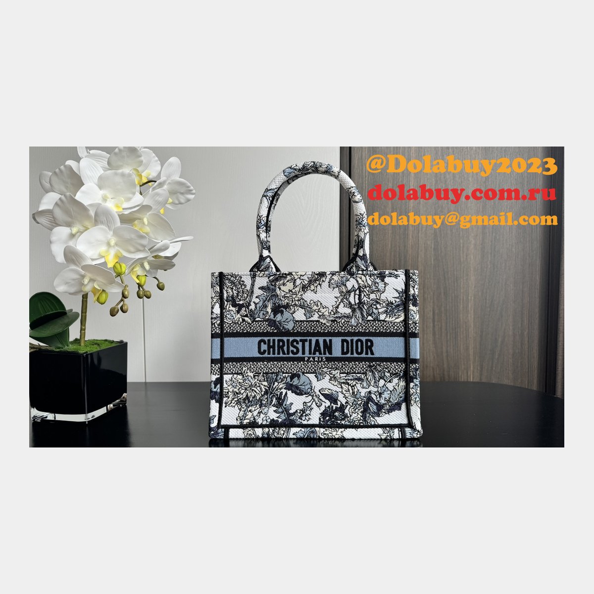 Christian 2024 Dior Duplicate Top High CD Book Tote Bags