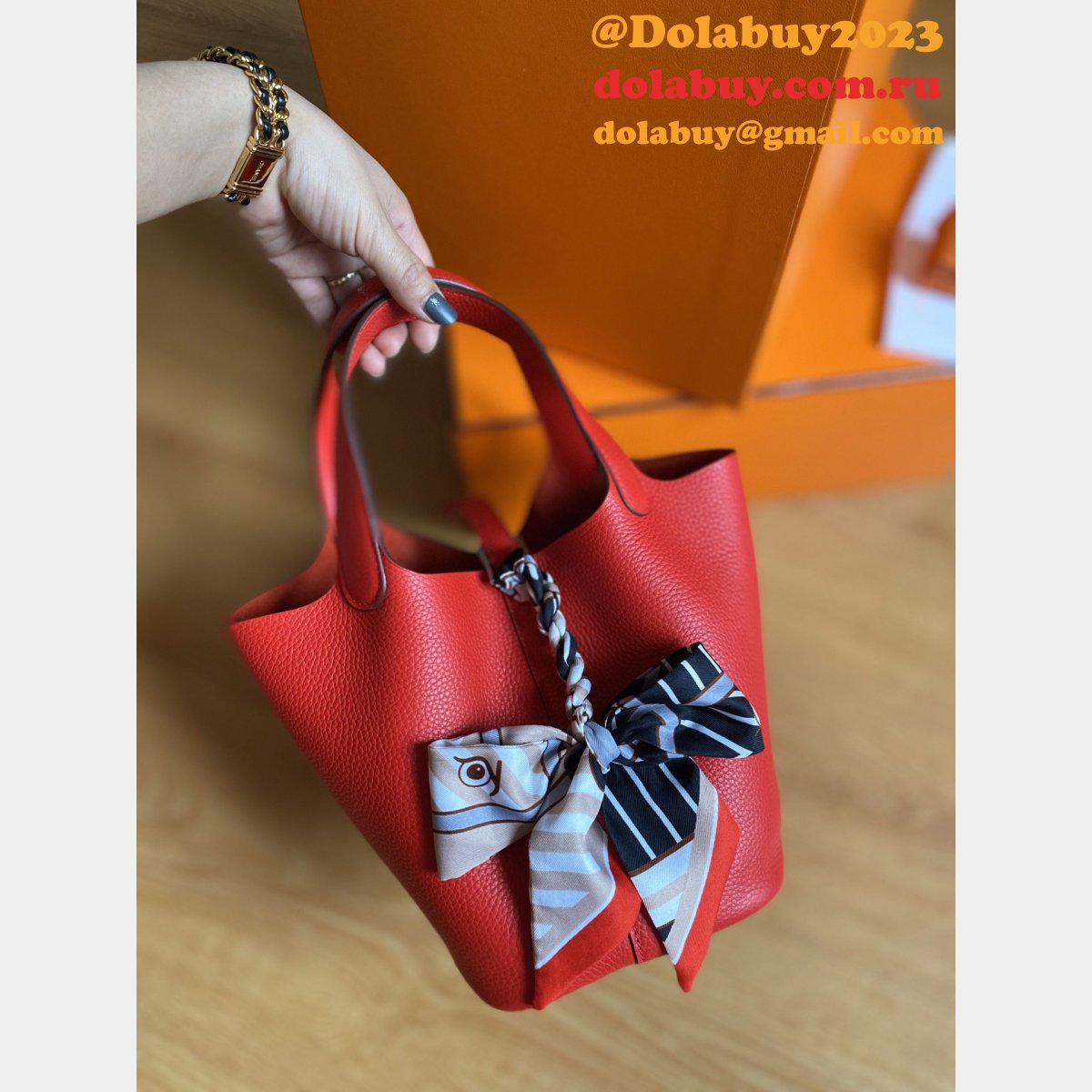 Hermes Replica Picotin Mm Clemens Fitting Red Bag
