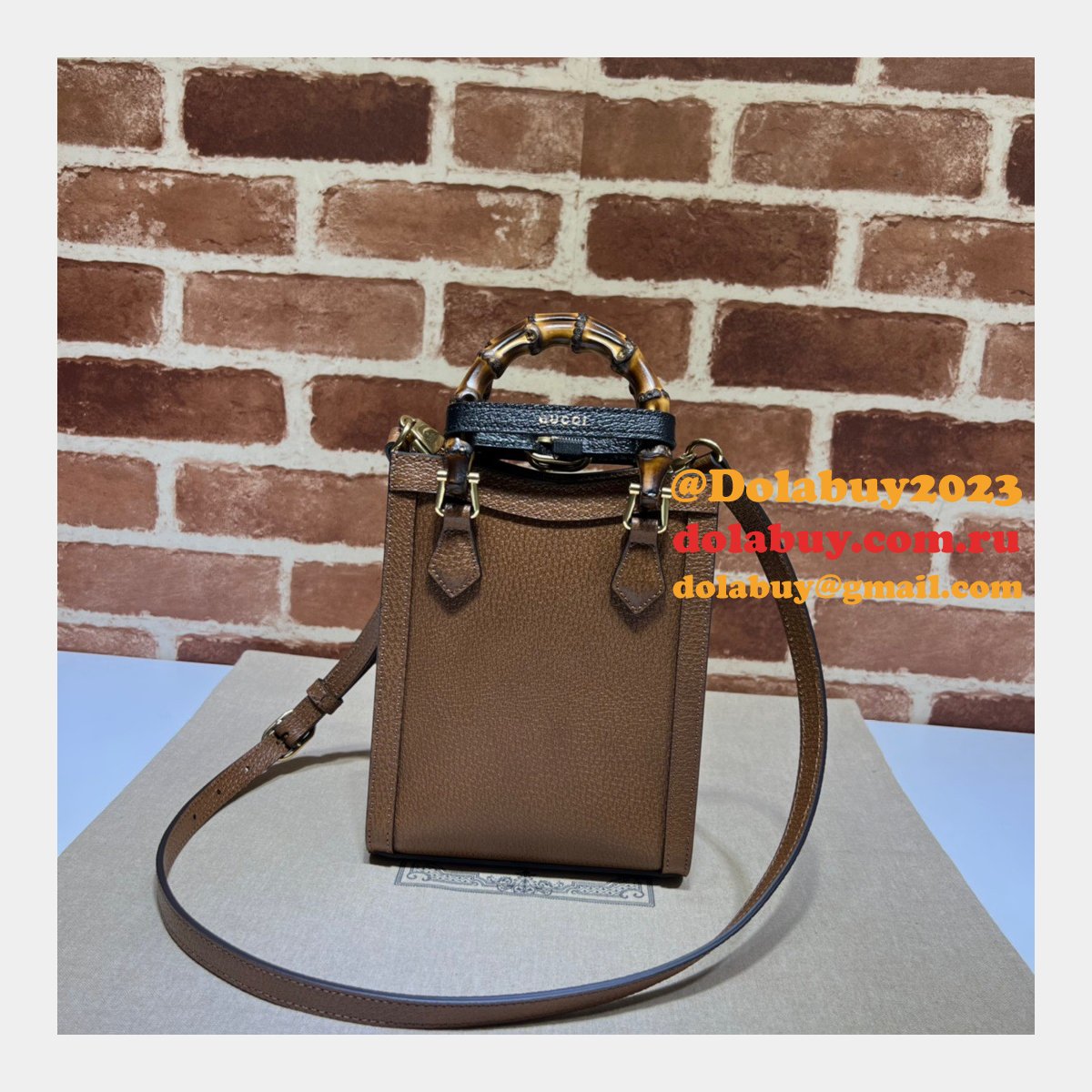 G*u*i replicas diana 1:1 mirror tote perfect 739079 bag
