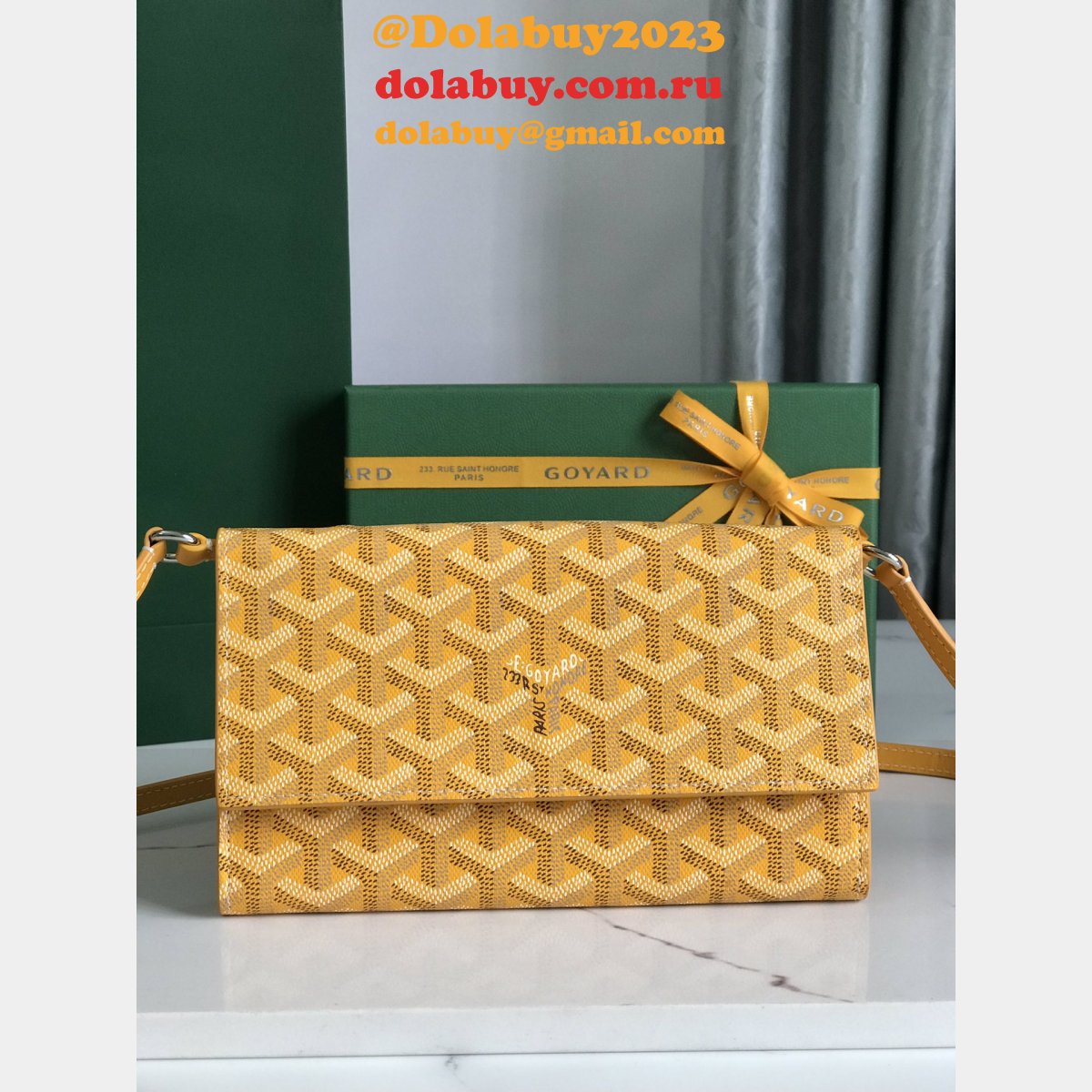 1:1 Mirror Goyardine 02019 Goyard Varenne Replica Wallet