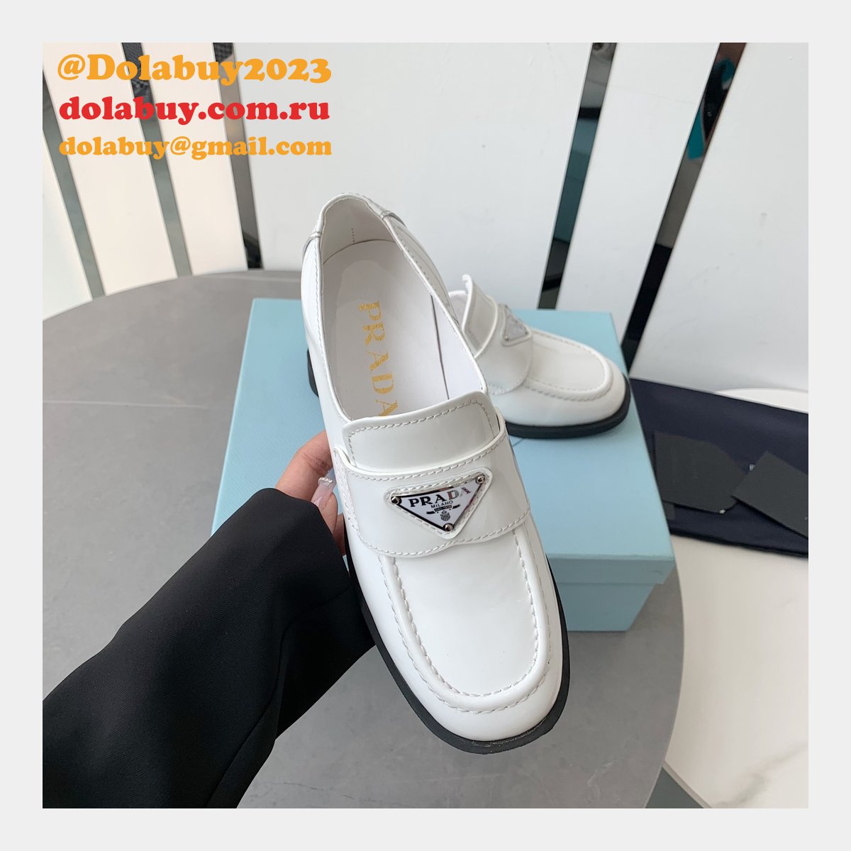 Best Designer Cheap Replica Prada Loafers Shoes