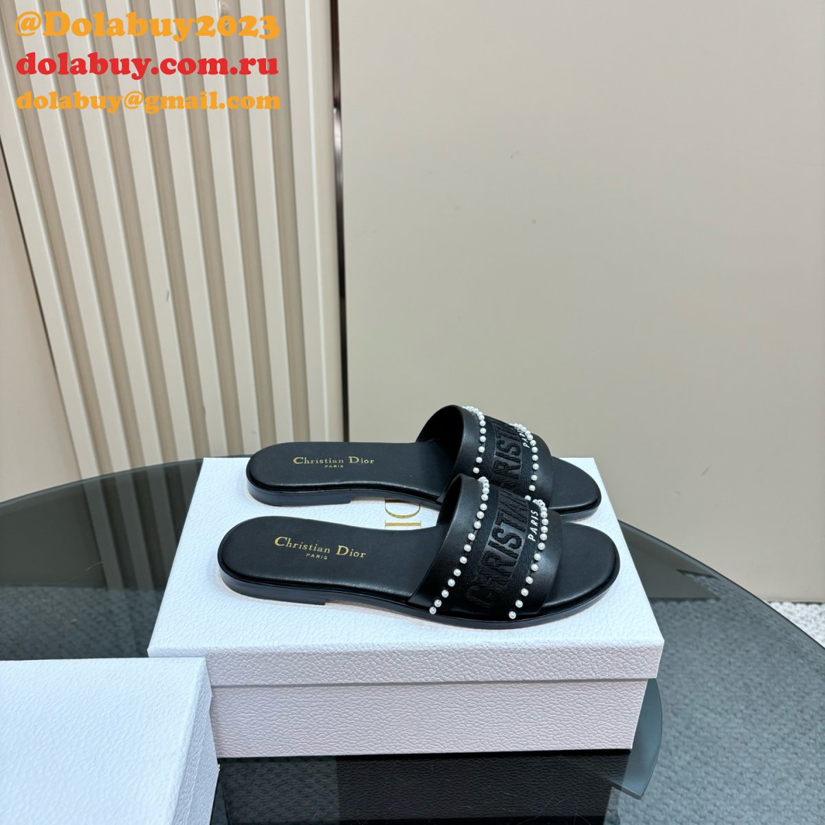7 Star Dior Dway Slide Women Slippers