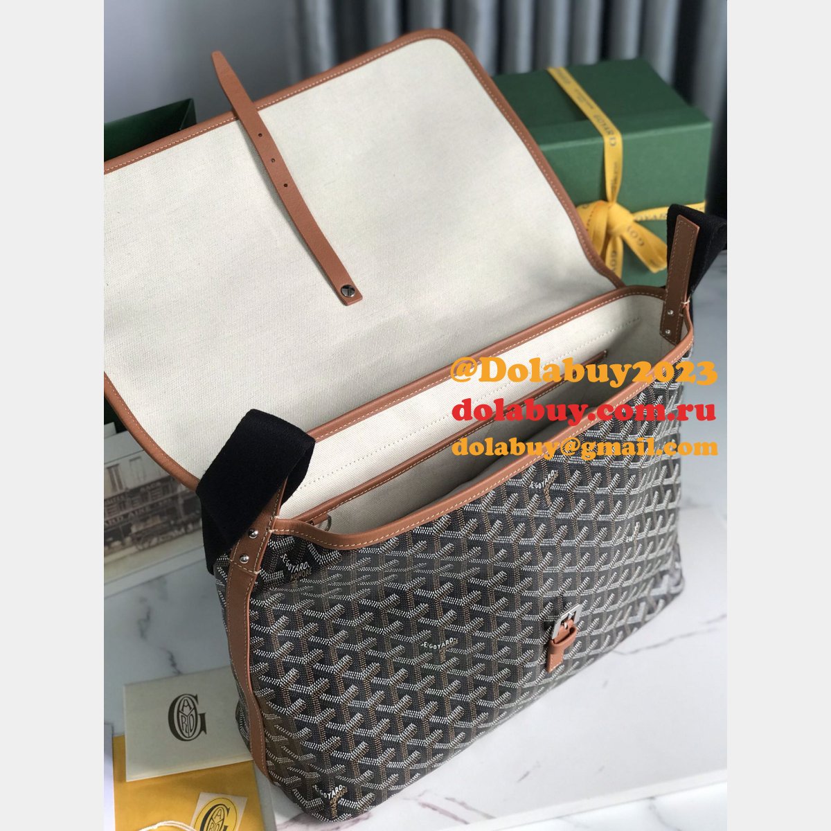 Top Quality Goyard CAPETIEN Citadin Messenger Bag 020212