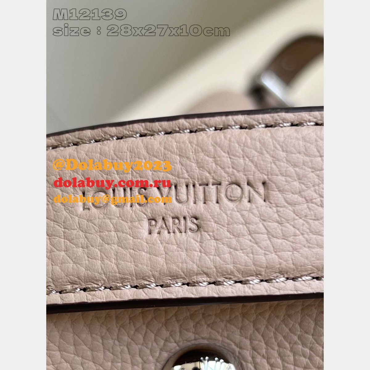 Outlet 1:1 Mirror Louis Vuitton Replcias Flore Mahina M12140 Bag