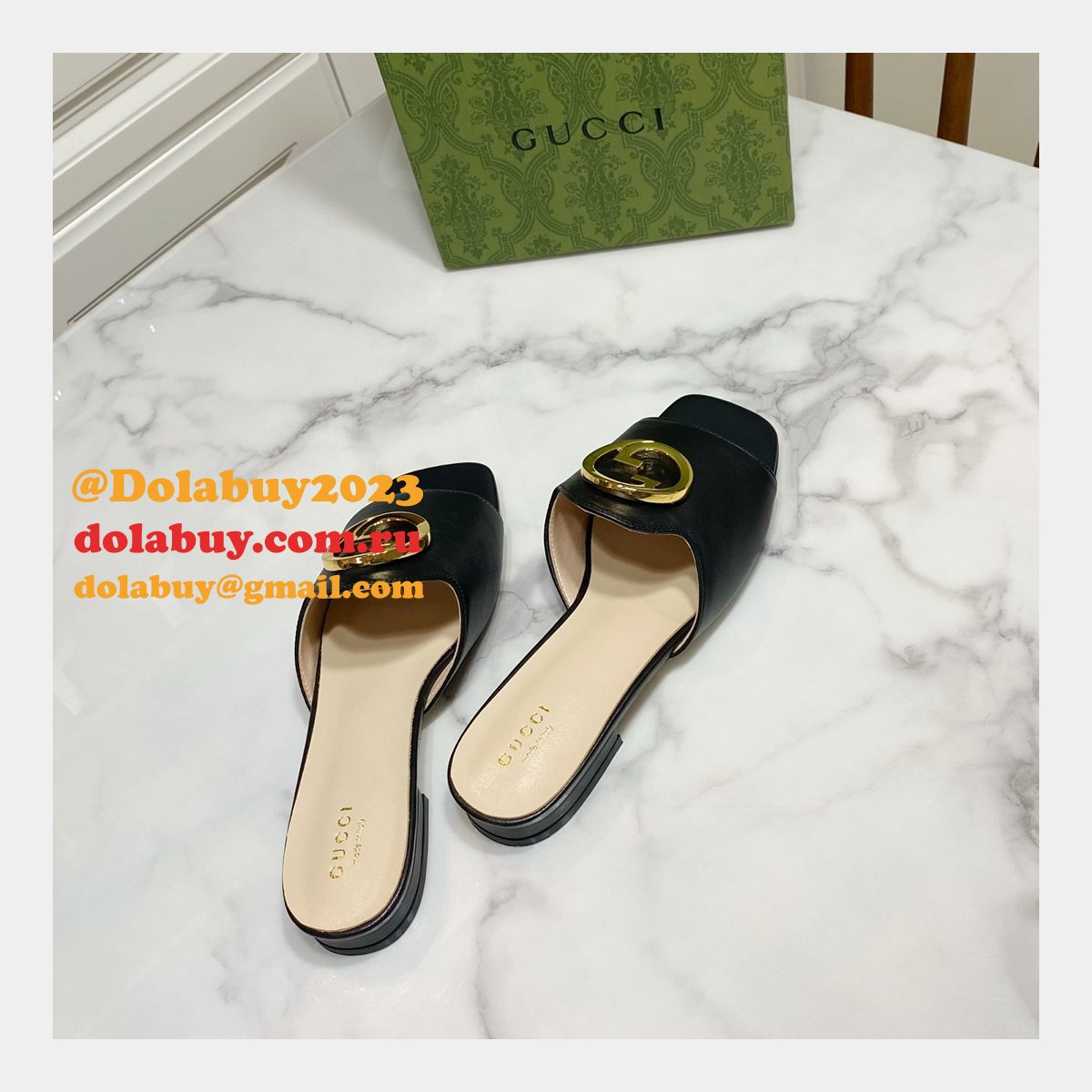 blondie inspired G*u*i platform sandals designer replica shoes