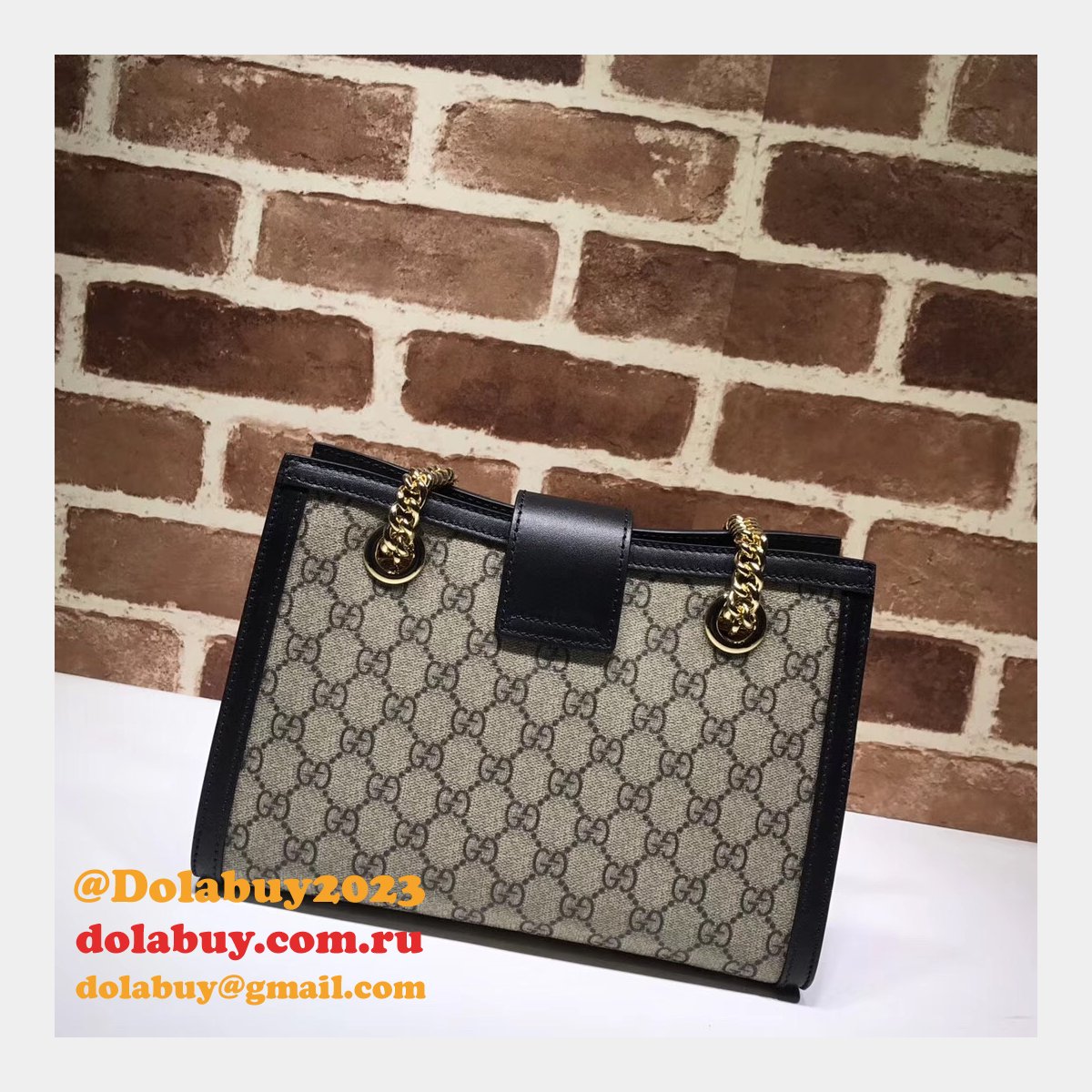 uk G*u*i replica gg supreme padlock small shoulder 498156 bag