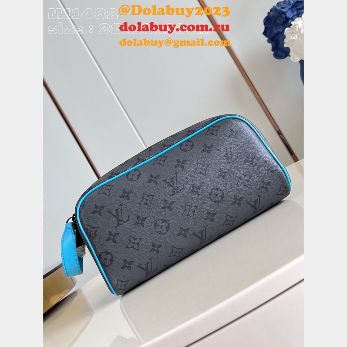 Perfect Louis Vuitton Dopp Kit Mens M11482 Knockoff Bag