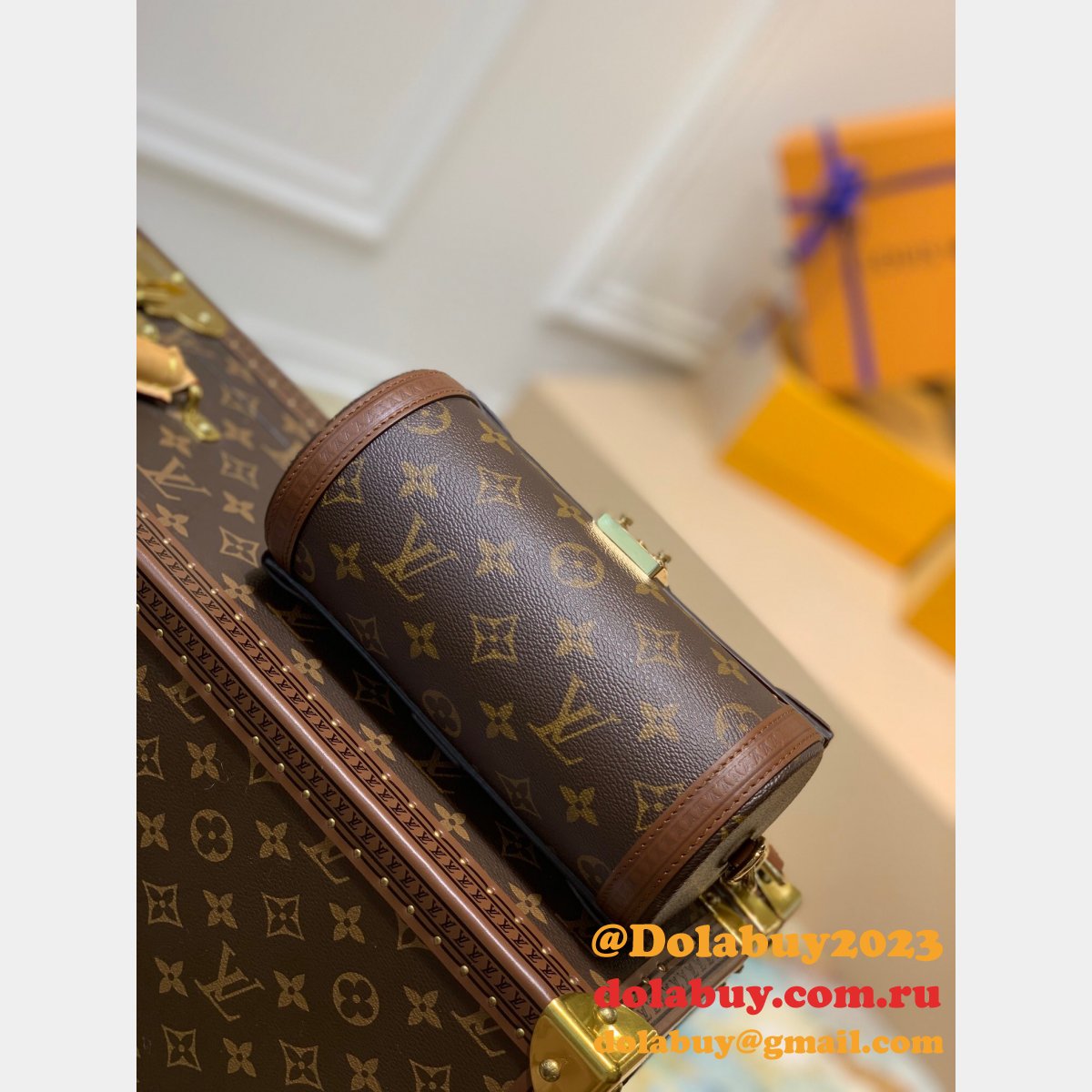 Replica Louis Vuitton M57835 Papillon Trunk Monogram Handbags