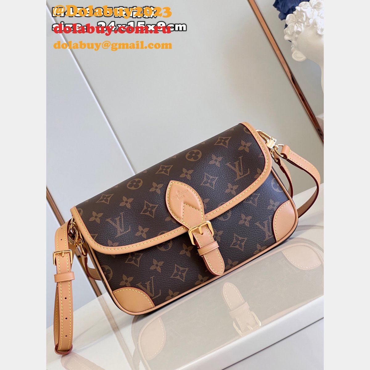 Diane Monogram Canvas M45985 Replica Louis Vuitton Luxury Bag