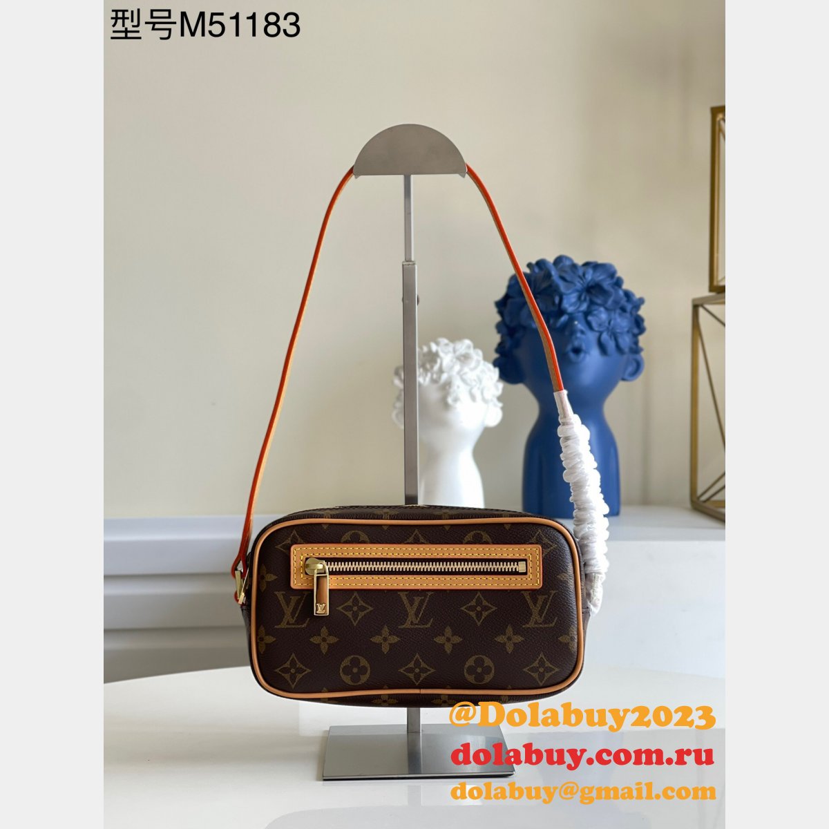 Designer Louis Vuitton AAA+ M51183 Shoulder Bag Pochette Cite Monogram