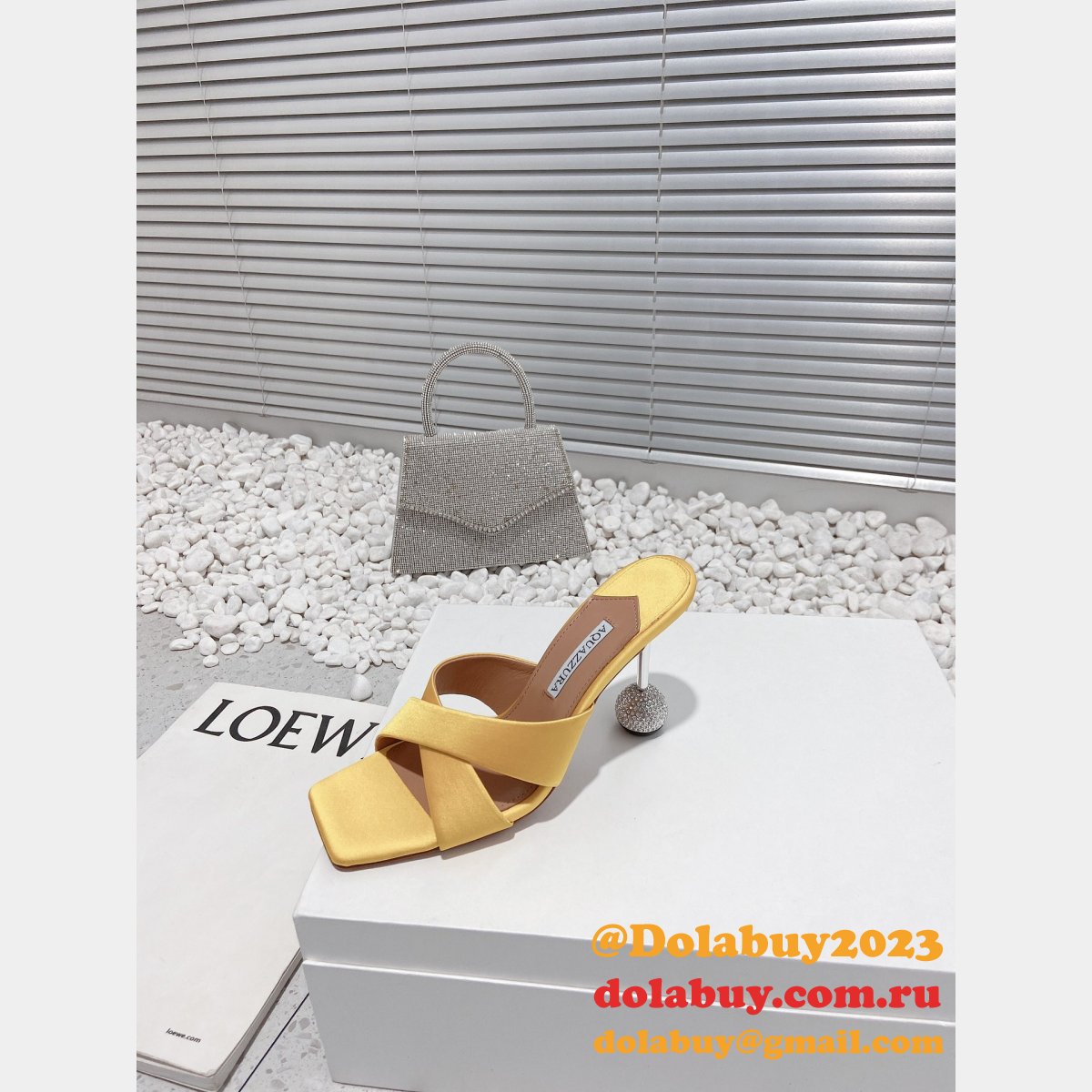 The Dolabuy Aquazzura high-heeled sandals Buying Fake 1:1 Mirror Shoes